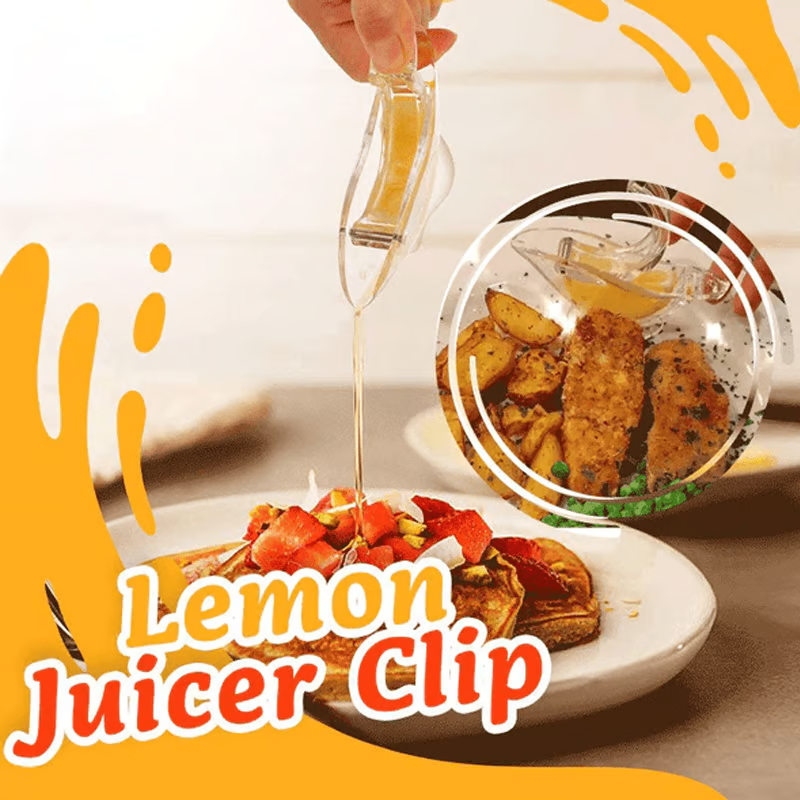 Acrylic Lemon Squeezer ~ Fresh Juice in Seconds, No Mess, No Seeds