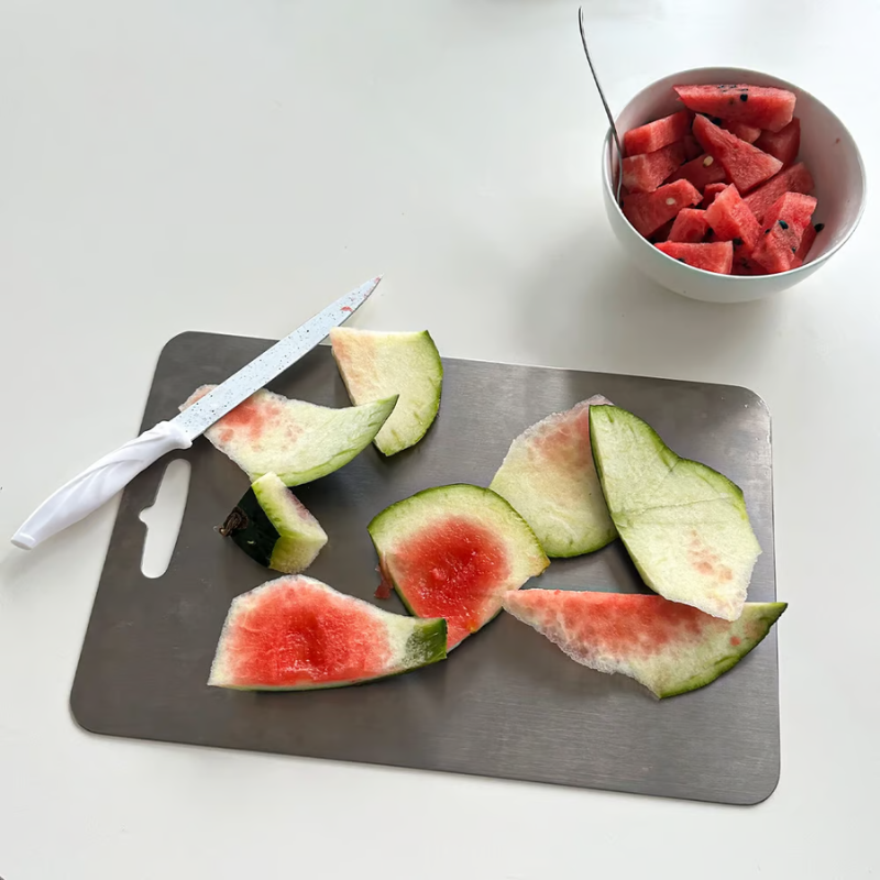 Metal Cutting Board ~  Hygienic, Durable, and Knife-Friendly for a Cleaner Kitchen-