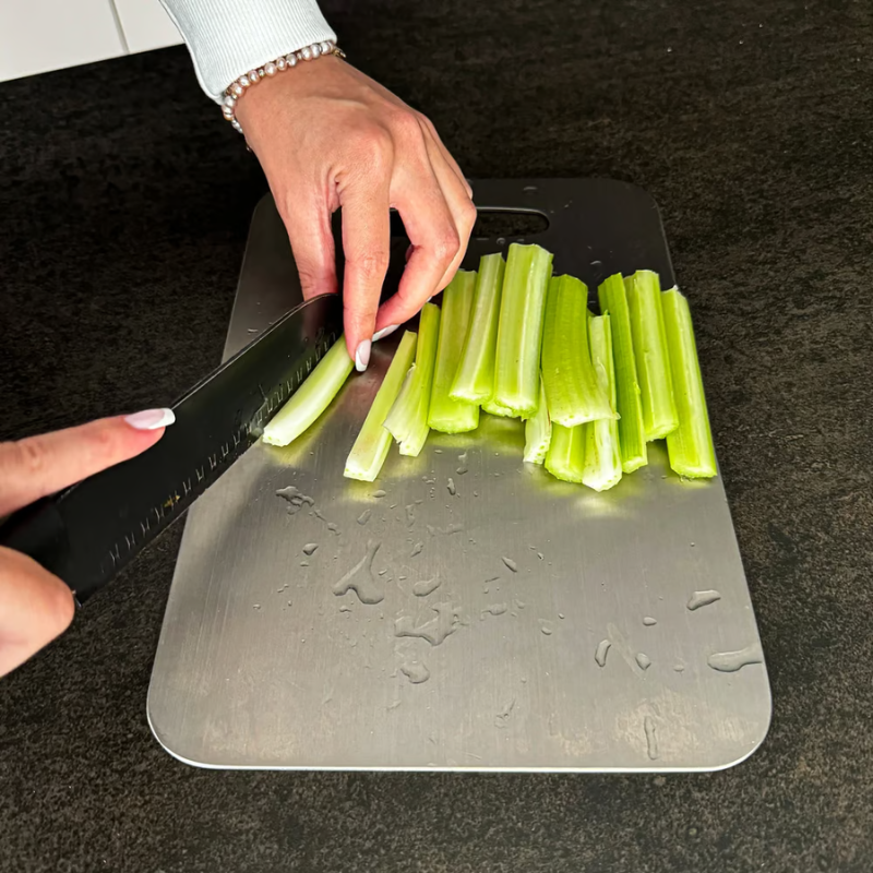Metal Cutting Board ~  Hygienic, Durable, and Knife-Friendly for a Cleaner Kitchen-