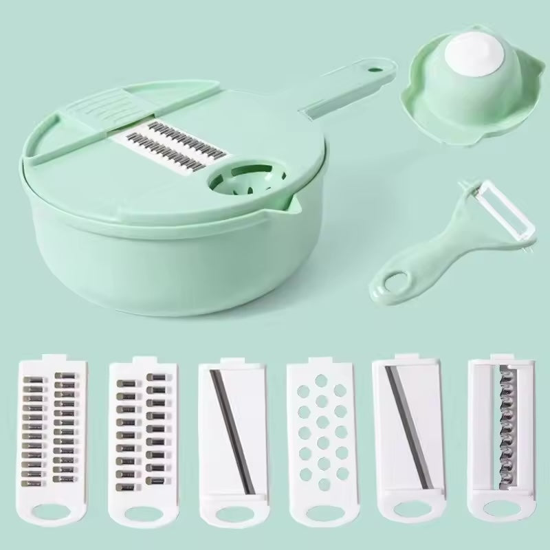 Circular Veggie Cutter ~ Effortless Slicing, Shredding & Grating in Seconds